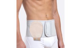 Nordicare brokkbelte StomiBas grå 16 cm (S)