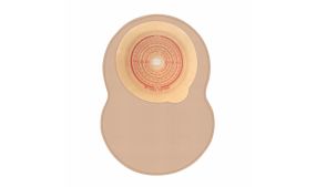 Stomocur Select lukket, liten pose, beige, oppklippbar 10-50mm