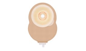 Stomocur Twist & Safe 1 delt convex, ferdigstanset hull 15 mm, 45 mm plate