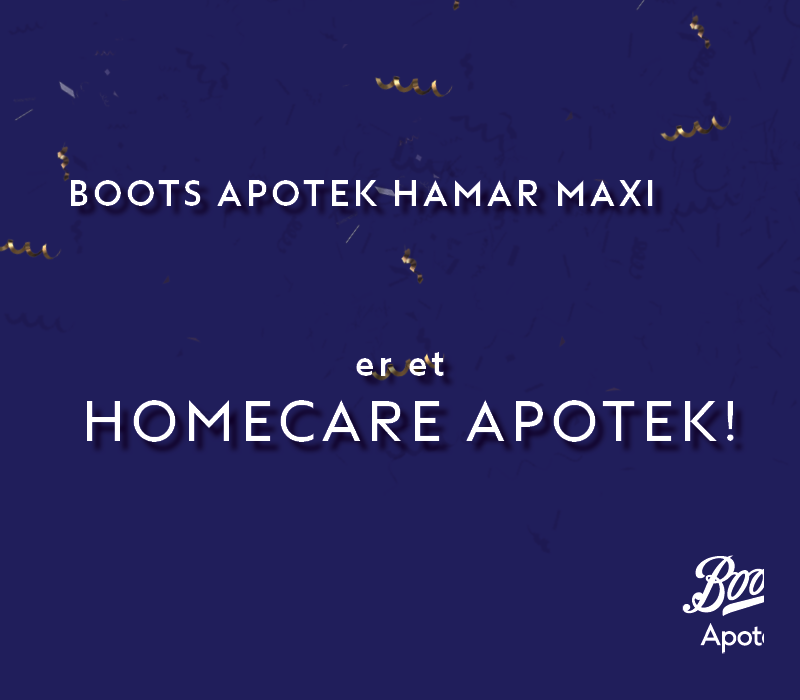 Boots Apotek Hamar Maxi blir et HomeCare apotek!