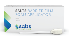 Salts hudfilm skumapplikator