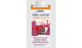 Resource addera plus bringebær & solbær 200ml