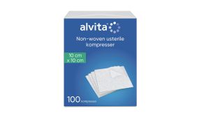 Alvita kompresser 10x10 cm, non wowen usterile 
