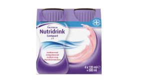 Nutridrink compact 2,4 jordbær 4x125ml