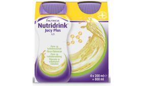 Nutridrink jucy+ 1,5 pære/hylleblomst 4x200ml