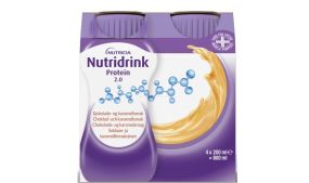 Nutridrink protein 2,0 karamell & sjokolade 4x200ml