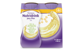 Nutridrink jucy+ 1,5 pære/hylleblomst 4x200ml