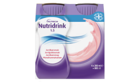 Nutridrink 1,5 jordbær 4x200ml