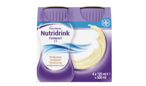 Nutridrink compact 2,4 vanilje 4x125ml