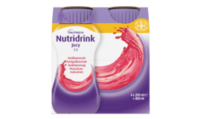 Nutridrink jucy 1,5 jordbær 4x200ml