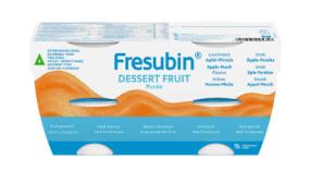 Fresubin dessert fruit næringspuré eple-fersken 4x125g