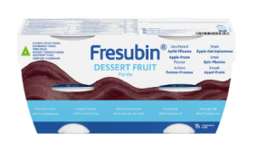 Fresubin dessert fruit næringspuré eple-sviske 4x125g