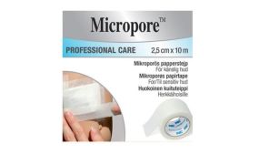 Micropore tape hvit refill 2.5cmx10cm